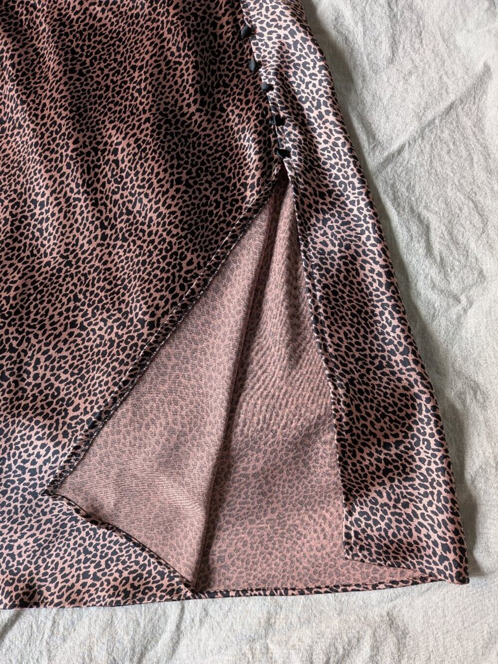 Victoria's Secret Leopard Print Midi Skirt - Picture 2 of 10